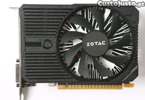 Zotac Mini placa gráfica GeForce GTX 1050Ti 4 GB - Preta