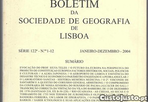 Boletim da Sociedade de Geografia de Lisboa - Série 122.ª - N.ºs 1-12 / Janeiro-Dezembro 2004