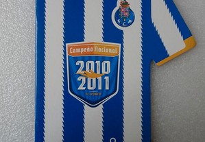 Caderneta de cromos de futebol vazia FCP Futebol Clube do Porto Campeão Nacional 2010/2011