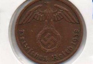 Alemanha (3º Reich) - 1 Reichspfennig 1938 A - mbc