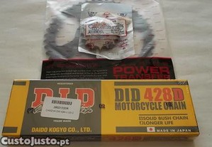 Kit transmissao com corrente DID Japão CB 125 F de 2015 a 2020