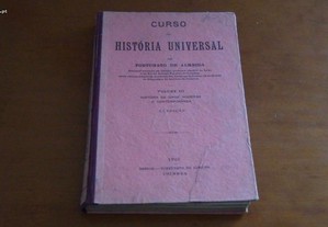 Curso de História Universal História da idade moderna e contemporânea de Fortunato de Almeida