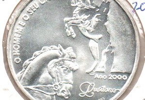 1000 Escudos 2000 Cavalo Lusitano - soberba prata