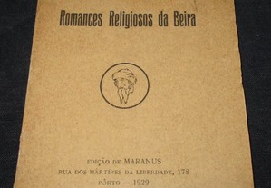 Livro Romances Religiosos da Beira Severo Portela