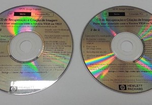 Pack de CD-ROM's com drivers para PC's HP Vectra