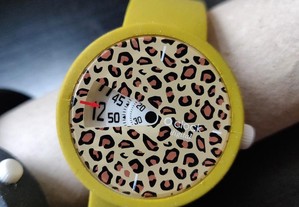 Relógio O'clock digital Safari Leopard