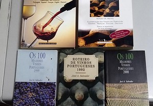 5 livros roteiros de vinhos