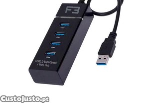 Hub USB 3.0 de 4 Portas NOVOTECK   Velocidade Suprema com Indicação LED HK-069