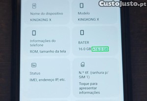 Smartphone Cubot KingKong X 5G 16GB/512GB 6.58'' Preto - c/ Garantia