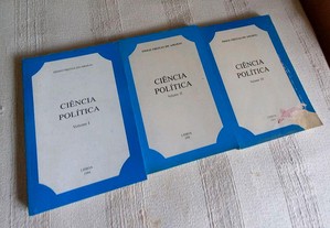 Diogo Freitas do Amaral Ciência Política 3 volumes completo