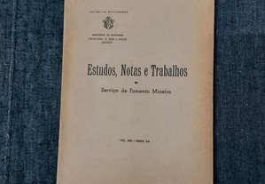 Estudos,Notas e Trabalhos do Fomento Mineiro-VoL XXII-1973