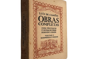 Luís de Camões: Obras completas (Volume I - Redondilhas e Sonetos) - Hernâni Cidade