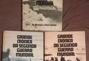 Grande Crónica da II Guerra Mundial (valor dos três volumes).
