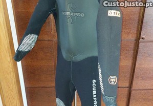 Fato de mergulho marca Scubapro 7mm, tamanho MR/50R