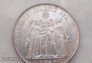 Moeda em prata de 10 Francos - 1967