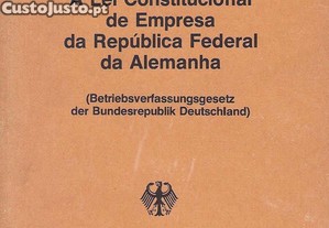 A Lei Constitucional de Empresa da República Federal da Alemanha