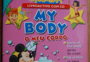 O Meu Corpo / My Body (Magic English) Livro Activo Com Audio CD (Edição Português e Inglês)