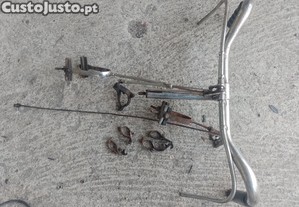 Made in England Old Bike Store Guiador de lavancas e peas de travo B.S.A