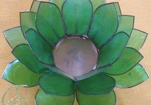 Flor de Lotus em madrepérola para vela 7x17cm