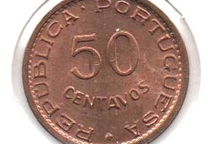 Cabo Verde - 50 Centavos 1968 - soberba