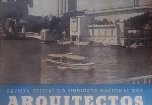 7 primeiros números da Revista Oficial do Sindicato Nacional dos Arquitectos (1938)