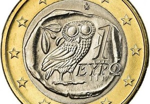 Moeda de Euro - Grécia 1 Euro 2002