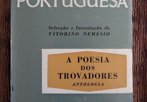 livro: antologia "A poesia dos trovadores"