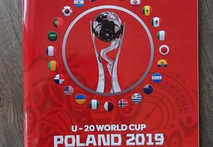 Caderneta vazia de cromos de futebol U20 World Cup 2019 Polónia
