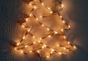 Árvore Natal iluminadas