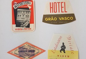 Hotel VISEU Rótulos Etiquetas de Bagagem Originais