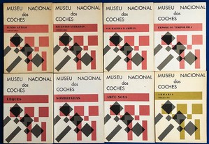 Museu Nacional dos Coches - Lote de 8 livros da colecção Ensaios - 1976