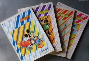 Antigo caderno escolar - Coleção Disney's
