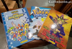 Pokémon - Yu-Gi-Oh! Digimon 3 Tabuleiros Panini
