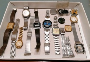 Lote relógios citizen para peças ou restauro
