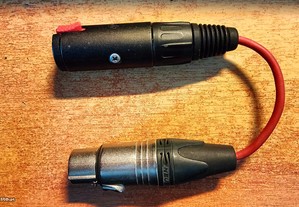 Cabo adaptador XLR Neutrik para aparelhos de som