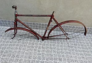 Quadro de bicicleta antiga