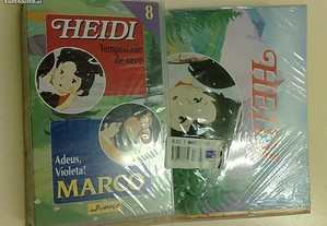 Livro + VHS original, Heidi y Marco Nº. 8 - NOVO