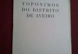 Pedro Cunha Serra-Topónimos do Distrito de Aveiro-1960
