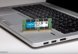 Memória RAM Crucial 8GB DDR4-3200 SODIMM (Selada/ C/ Garantia 11-2025)