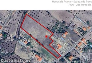 Terreno para construção em Ponte de Sor, Tramaga e Vale de Açor de 3480,00 m²