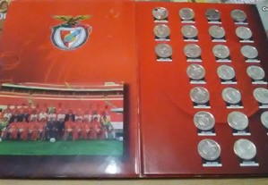 Colecção Record Benfica em moedas