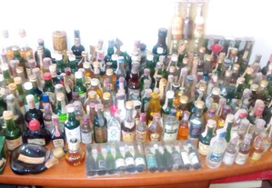 200 garrafas miniaturas