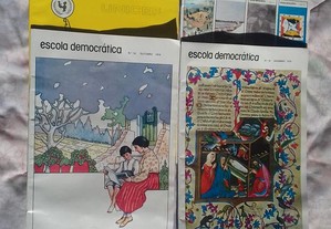 4 exemplares da revista "Escola Democrática ",a 70