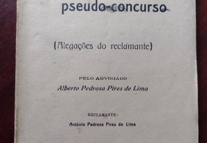 História de um Pseudo-Concurso, Alberto Pedrosa Pires de Lima