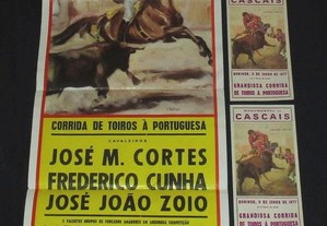 Colecção cartaz panfleto touradas tauromaquia