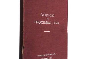 Código de processo civil (1932) - Alberto dos Reis