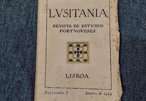 Lusitania-Revista de Estudos Portugueses-Fasc. I -1924