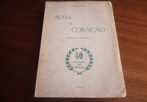 "Alma e Coração (Prosa e Poesia)" de Jaime Lúcio - 1ª Edição de1968 - AUTOGRAFADO