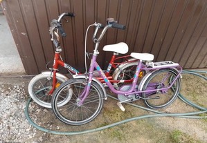 Bicicletas de Criança antigas roda 16 e roda 18 uni sexo