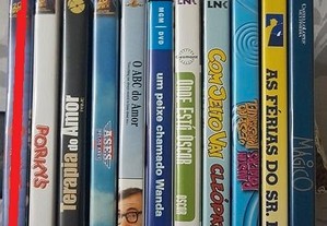 Lote 9 DVD Filmes / Series comédia